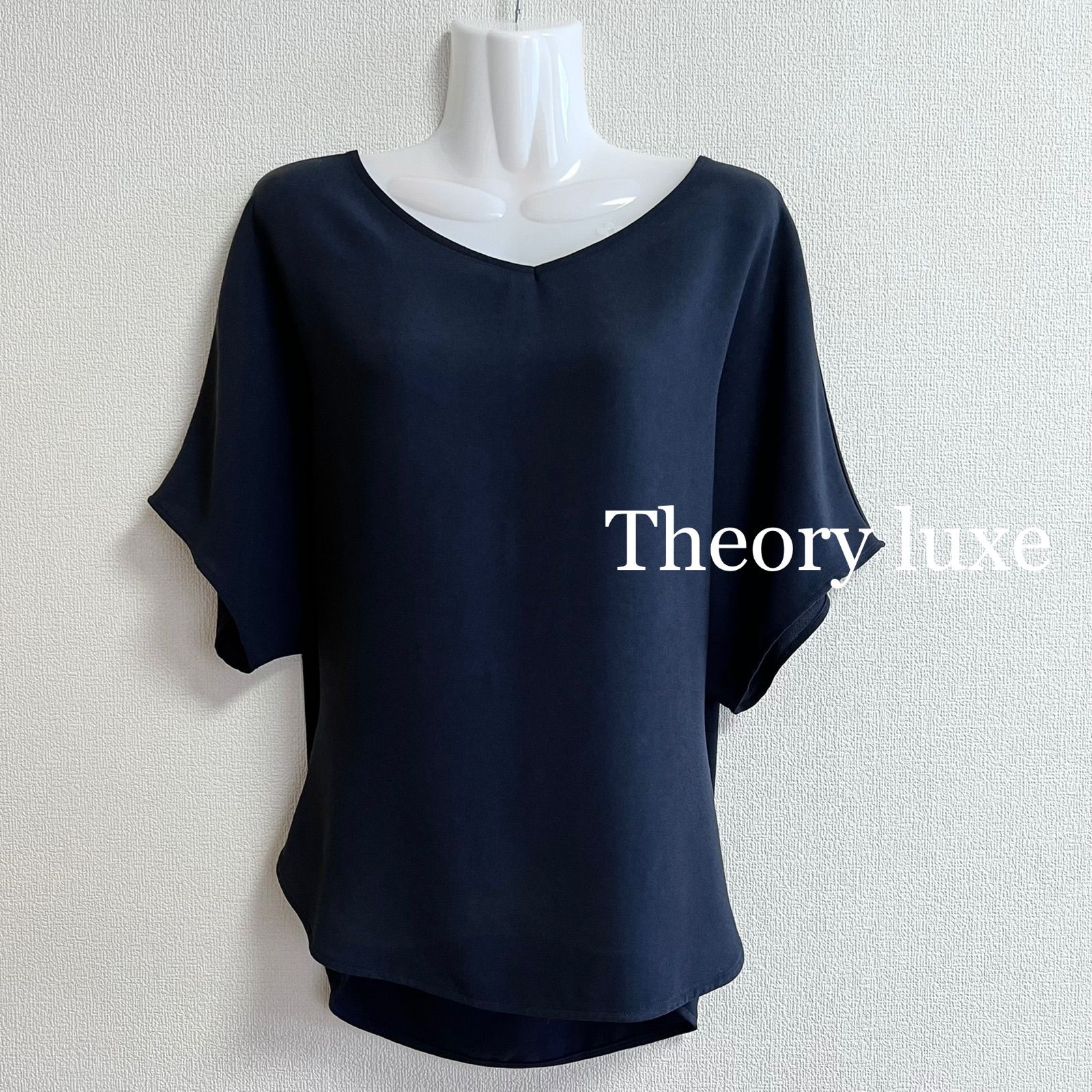Theory luxe Vネックブラウス GEORGETTE.ROSE ☆美品 - メルカリ