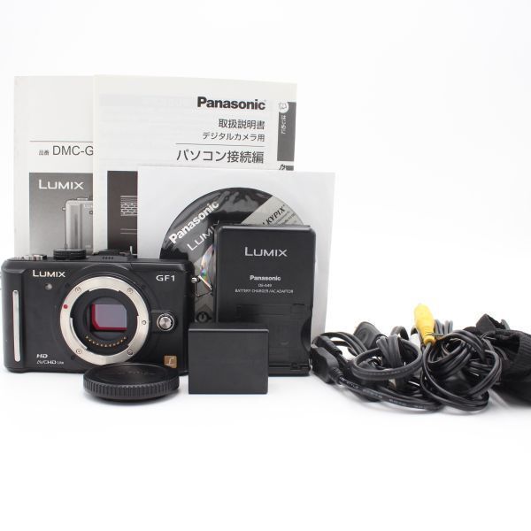 ショット数14710 PANASONIC パナソニック デジタル一眼カメラ GF1 ボディ エスプリブラック DMC-GF1-K ♯79006