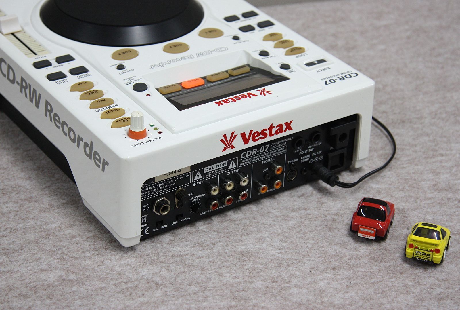 CDレコーダー機能付CDJプレーヤーCDR-07