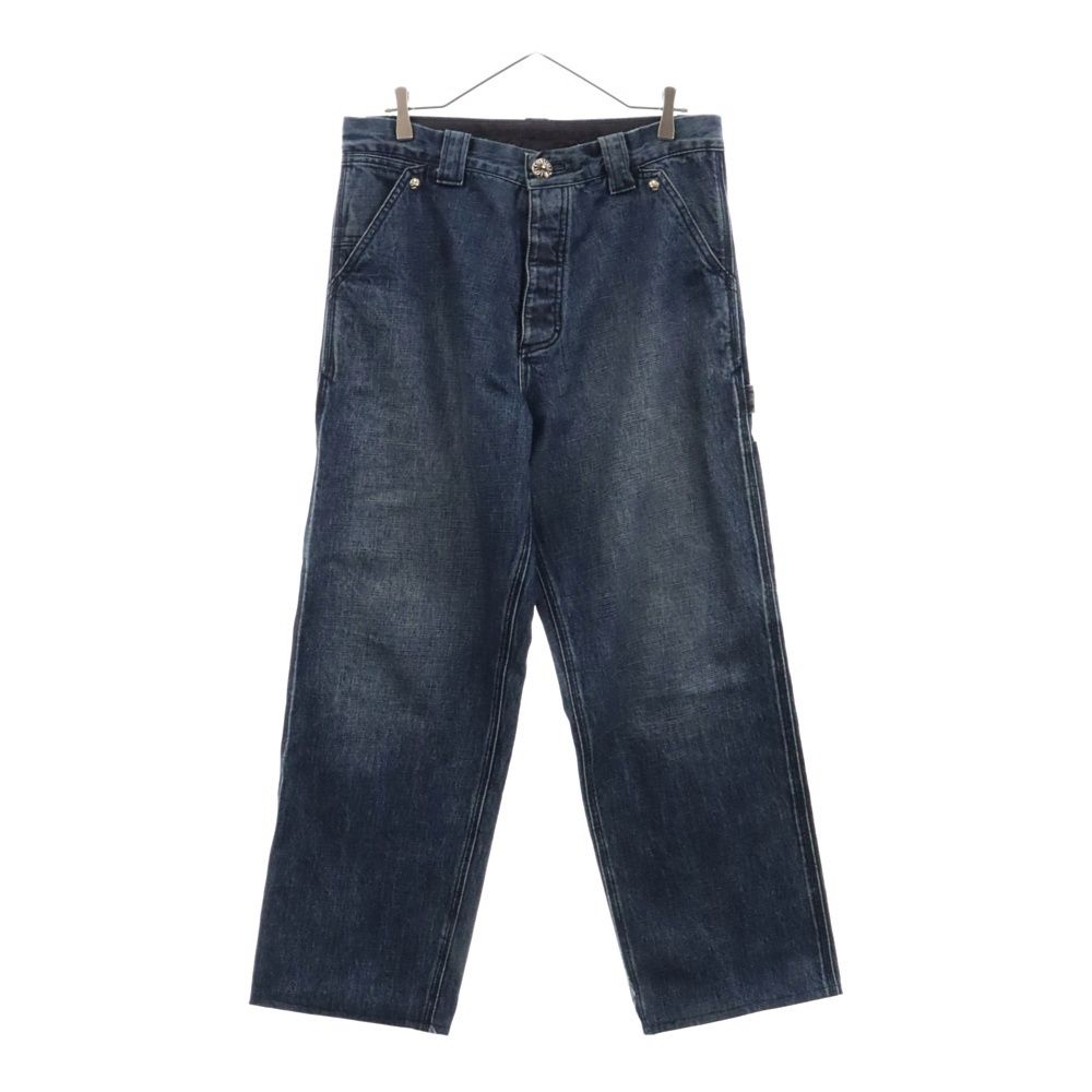 CHROME HEARTS (クロムハーツ) DENIM CARPENTER V2 カーペンターV2デニムパンツ インディゴ/シルバー