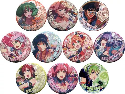 バッジ・ピンズ(キャラクター)　全10種セット 「マクロス BLUE MOON SHOW CASE IN TOKYO SKYTREE トレーディング缶バッジ」 中古】バッジ・ピンズ(キャラクター) 全10種セット 「マクロス