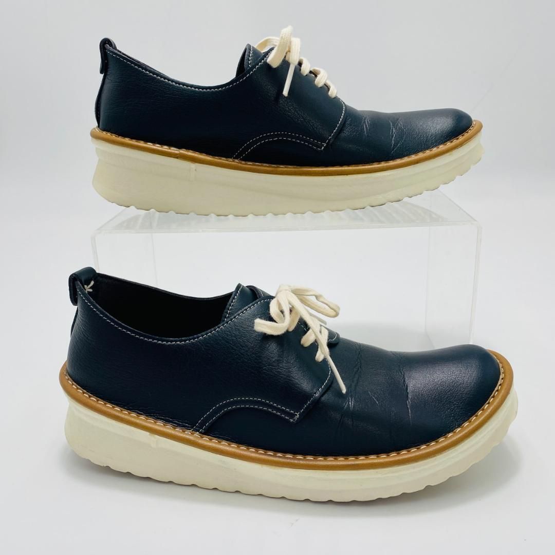 【極美品】 COACH ネイビー 厚底 スニーカー 22.5 レザー 革 希少 公式】COACH – コーチ スニーカー メンズ