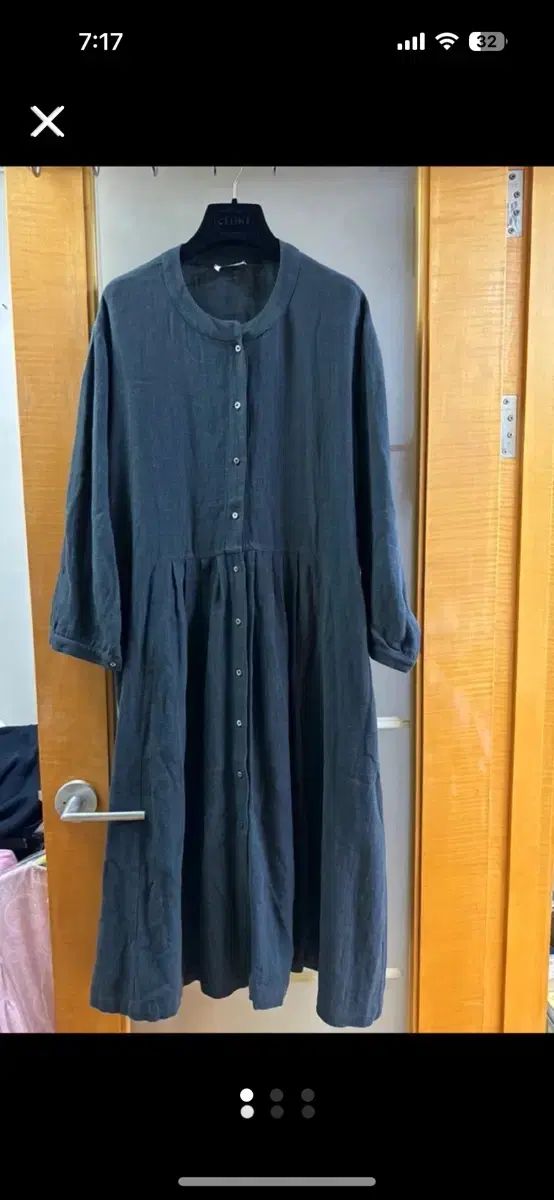 Themonth LYNN リネン ロング ONE PIECE - ローブ