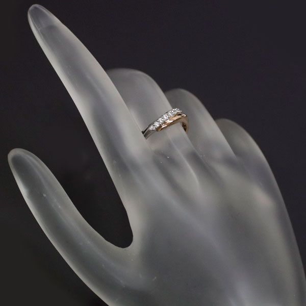 新品 H&C ダイヤモンド リング 0.11ct Pt950
