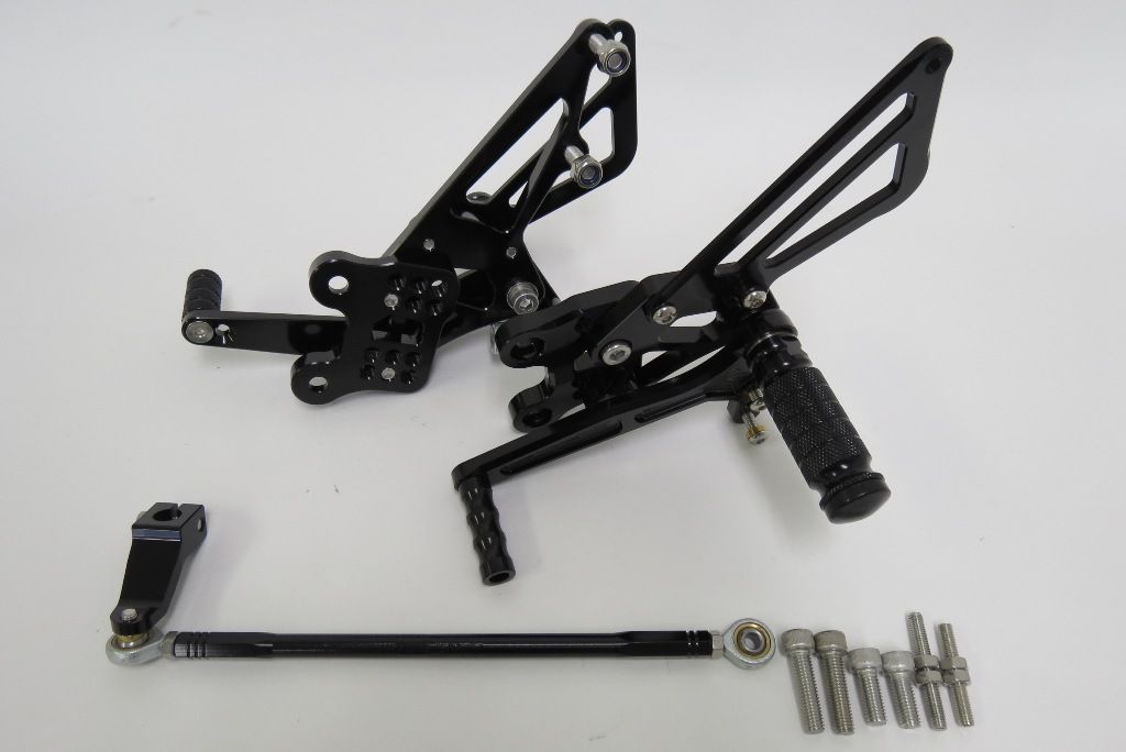 CNC 調整式 ZX-14R / ABS 2012-2023 バックステップ 黒