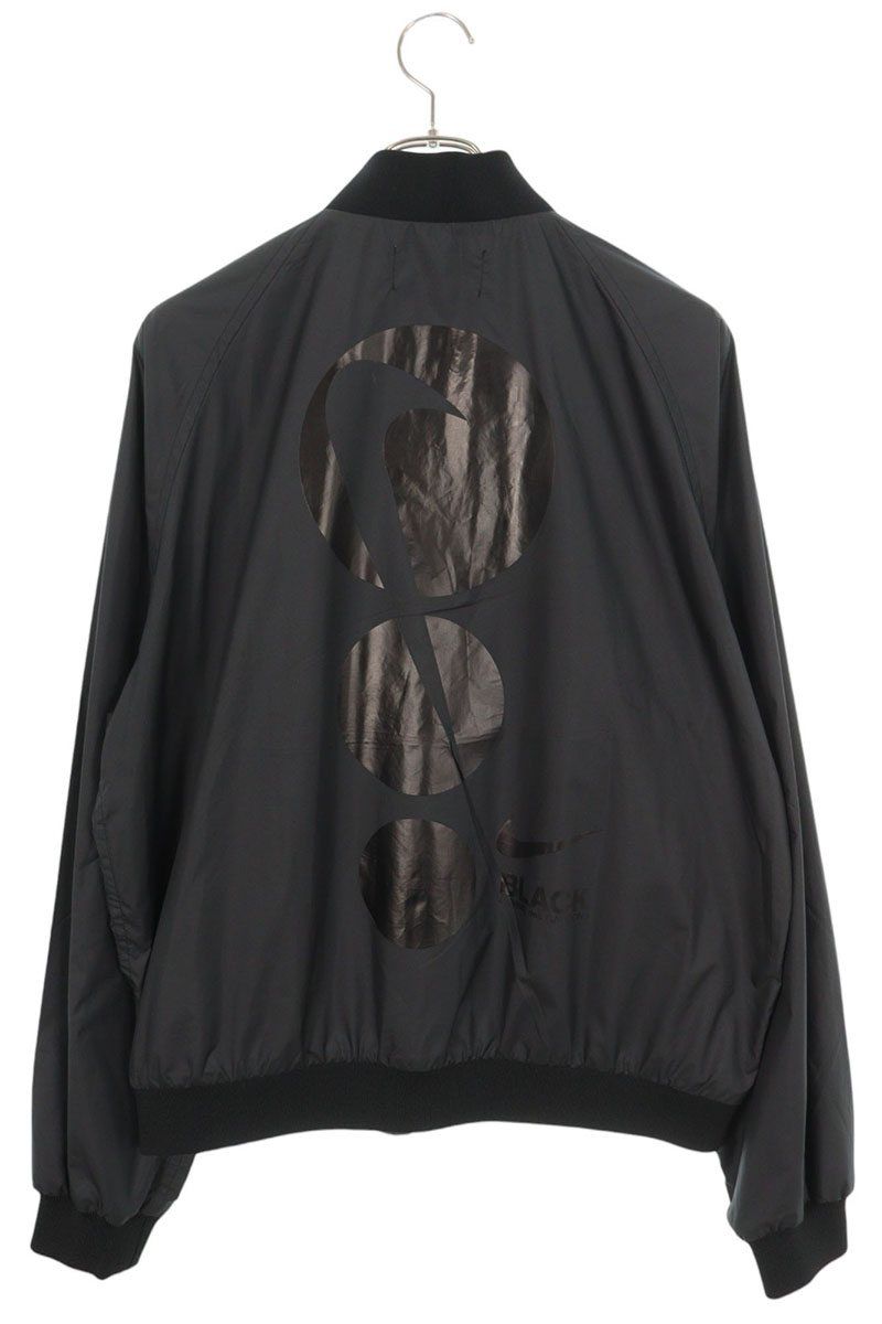 ブラックコムデギャルソンNike ブラック ハーフジップ ナイロンジャケット ナイキ NIKE x BLACK COMME DES GARCONS ブラック