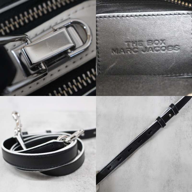 S005)MARC JACOBS THE BOX20 2wayショルダーバッグ カラーブロックド