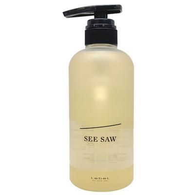 ルベル シーソー ヘア ＆ スキャルプ シャンプー B バランス 500ml LebeL SEE/SAW 美容室専売 サロン専売 泡 頭皮ケア スカルプ ポンプ