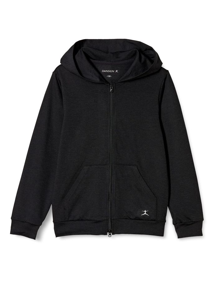 【新品・5営業日で発送】DANSKIN(ダンスキン) KIDS_ADAJ_HOODIE (DAJ522160) 色 : ブラック サイズ : 120 