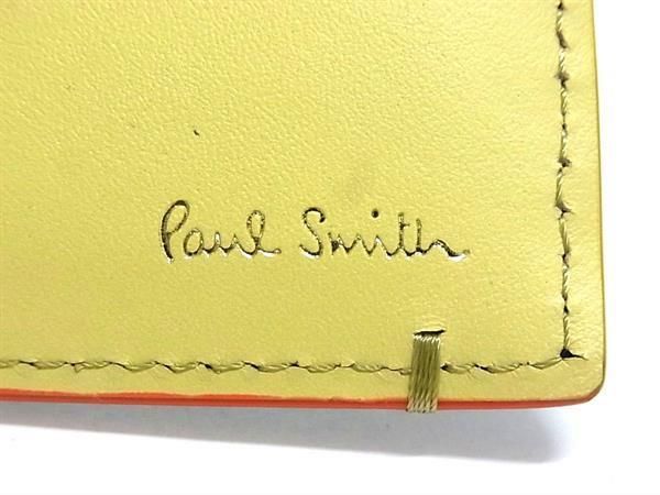 ■新品■未使用■ Paul Smith ポールスミス レザー がま口 ニつ折り 財布 ウォレット 小銭入れ 札入れ ブラック系 AZ8615