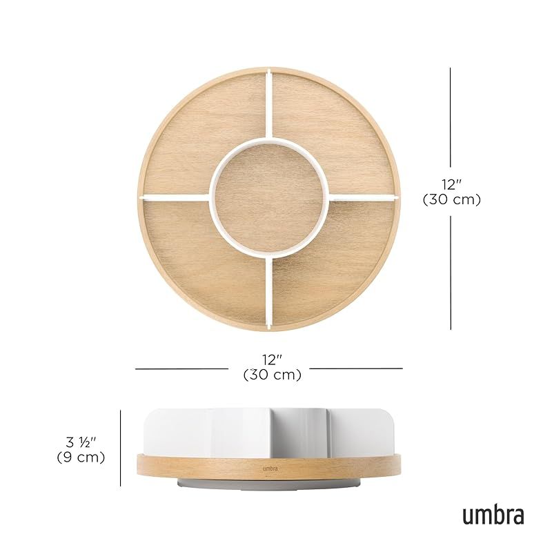 umbra ベルウッド レージースーザン ホワイト|ナチュラル キッチン 収納 1 HRDEVELOPMENT_JP