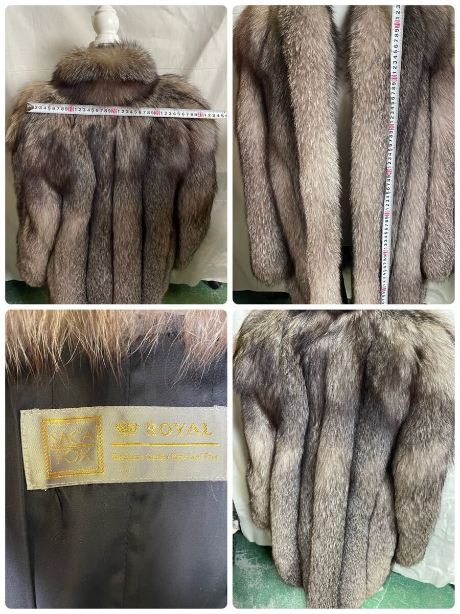 極美品】SAGA FOX ROYAL シルバーフォックス リアルファーコート