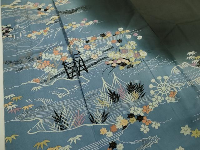 平和屋本店□極上 セミアンティーク お引きずり・お引き摺り 色留訪問