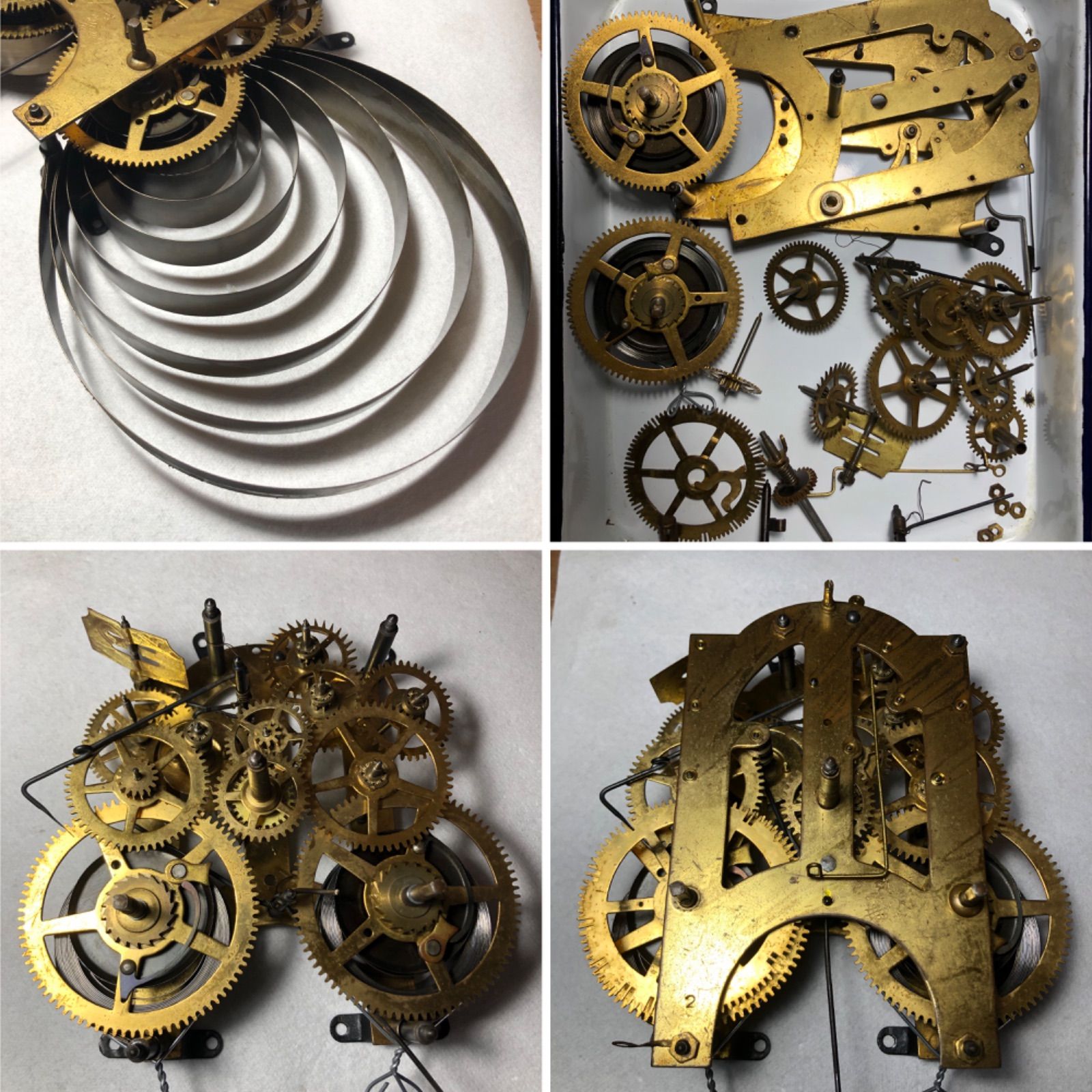 昭和初期 尾張時計製宮型小型掛時計オーバーホール済稼働品