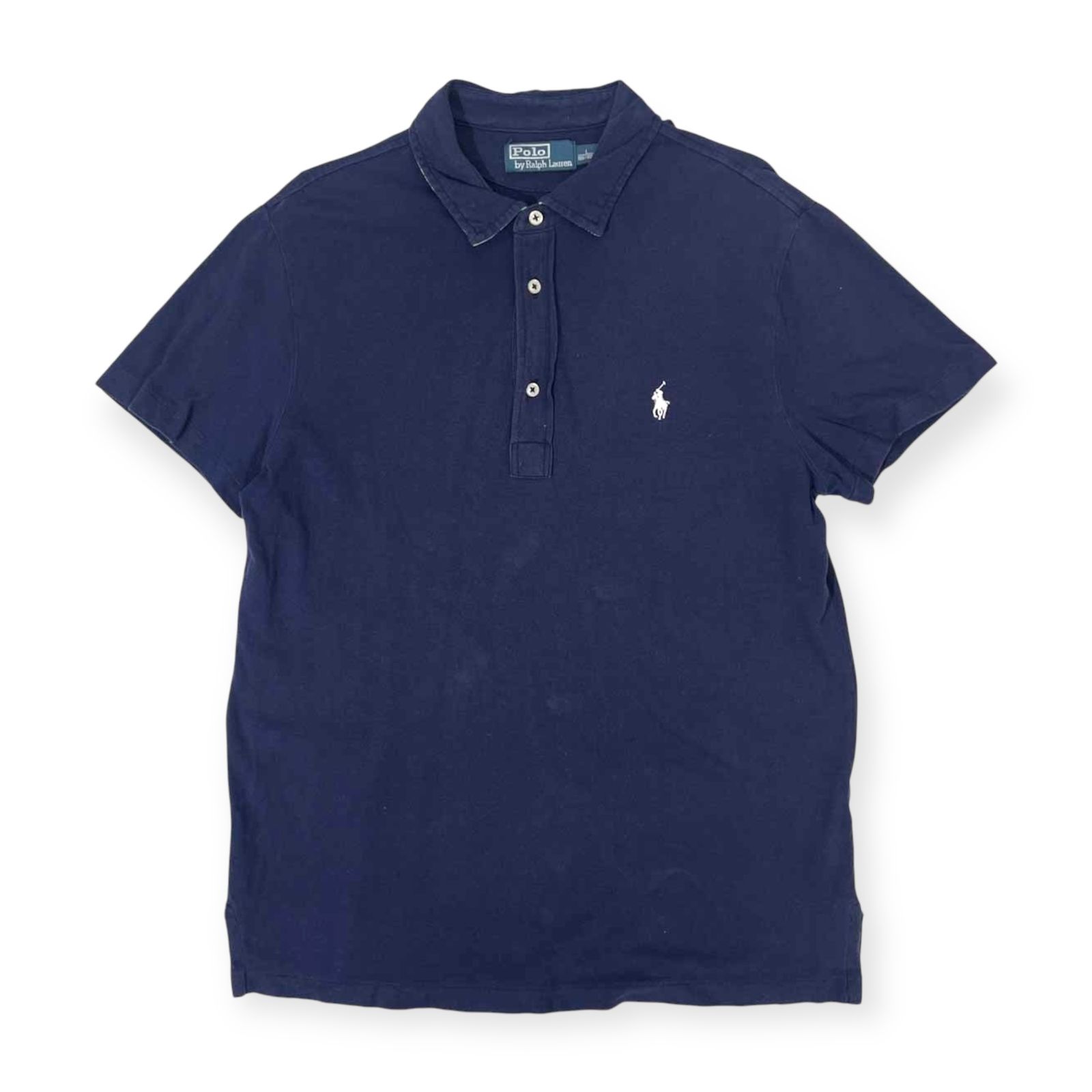 新品未使用 ラルフローレン ポニー ロゴ刺繍 鹿の子 半袖 ポロシャツ ネイビー POLO RALPH LAUREN - 【新品】 POLO RALPH LAUREN / ポロラルフ