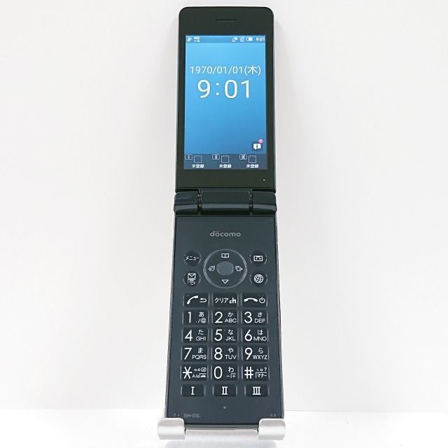 AQUOSカメラレスケータイ SH-03L ドコモ ブラック 送料無料 本体 