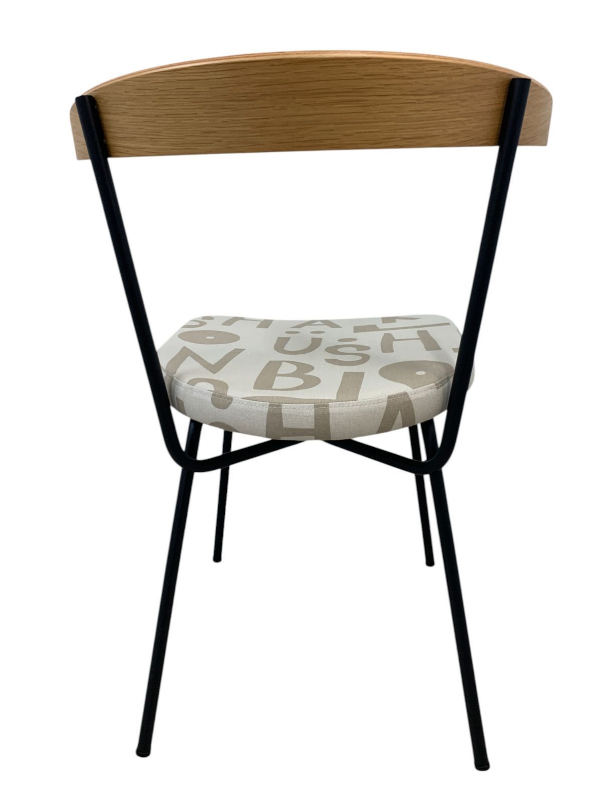 IDEE イデー FERRET CHAIR Black frame YUNOKI Alphabet 幅507 × 奥行