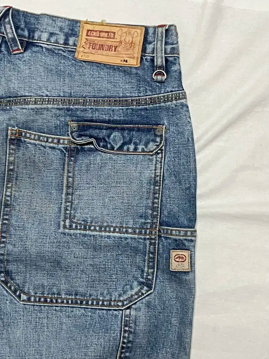Ecco エコー 無制限 スクール ヒップホップ デニム カーペンター パンツ