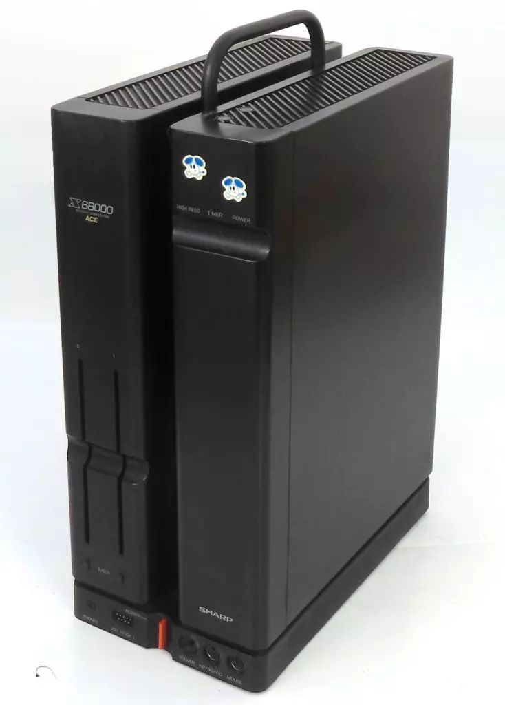 SHARP X68000 EXPERT CZ-603C-BK 本体 FDD・電源ユニット欠品 ジャンク