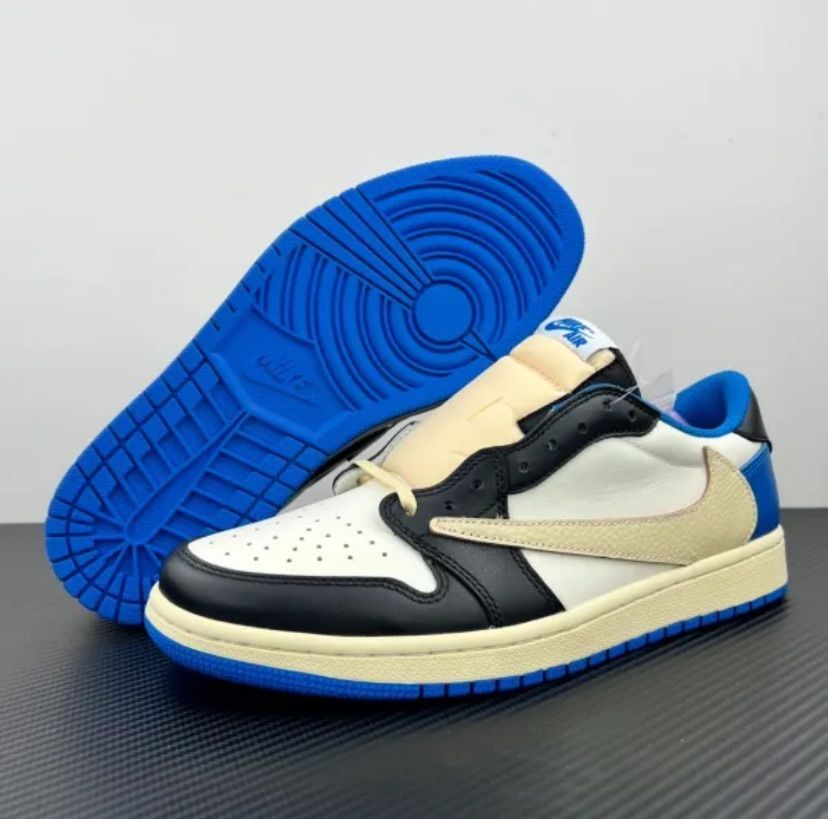 Air jordan travis scott blue sale