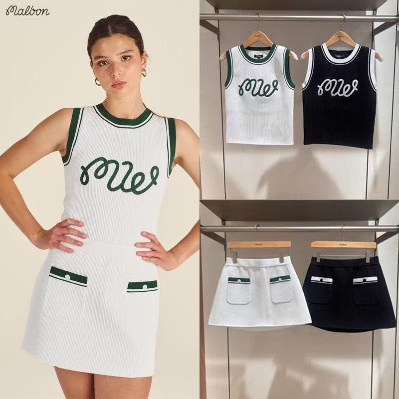 MALBON GOLF(マルボンゴルフ) ニット ベスト S 85 サイズ Malbon