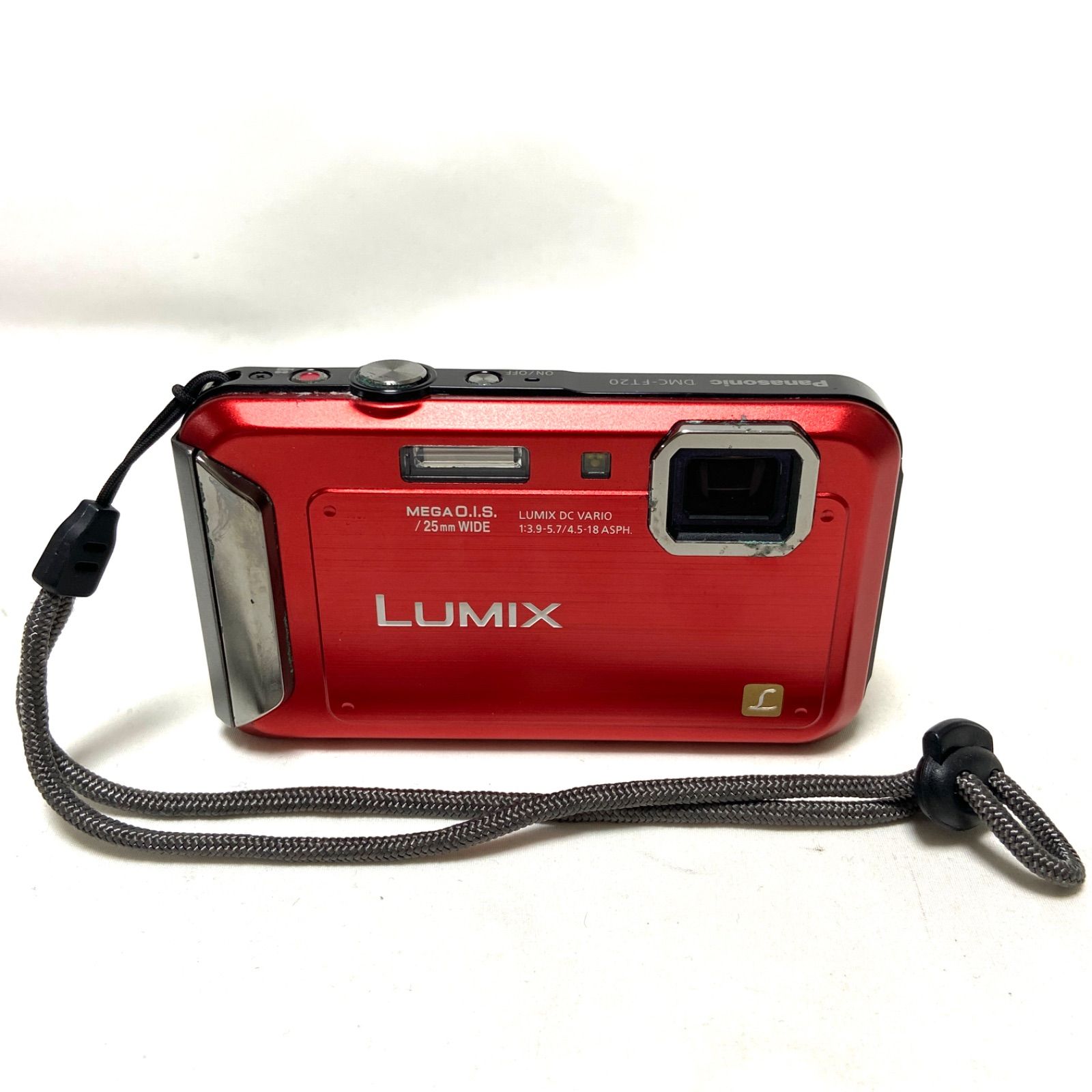 LUMIX DMC-FT20 コンパクトデジタルカメラ レッド Amazon | パナソニック デジタルカメラ ルミックス 防水モデル