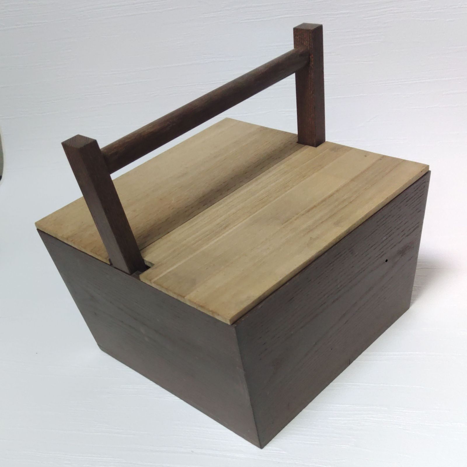 箱炭斗 (板釜敷、割蓋付） 箱炭取 茶道具 お稽古道具 - メルカリ