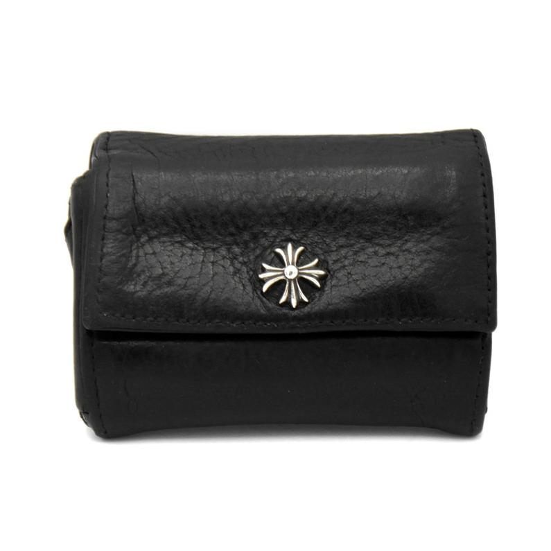クロムハーツ CHROME HEARTS TINY WALLET CHプラス レザー タイニーウォレット 財布 40311