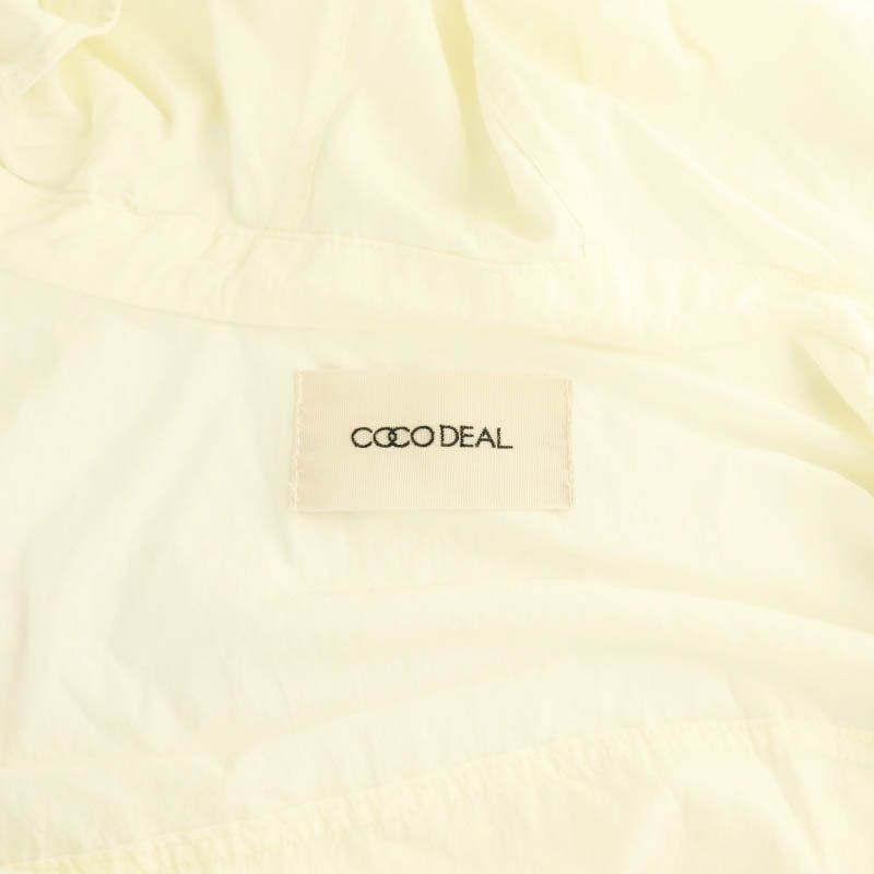 ココディール COCO DEAL 25SS ドロストスリーブワークブルゾン