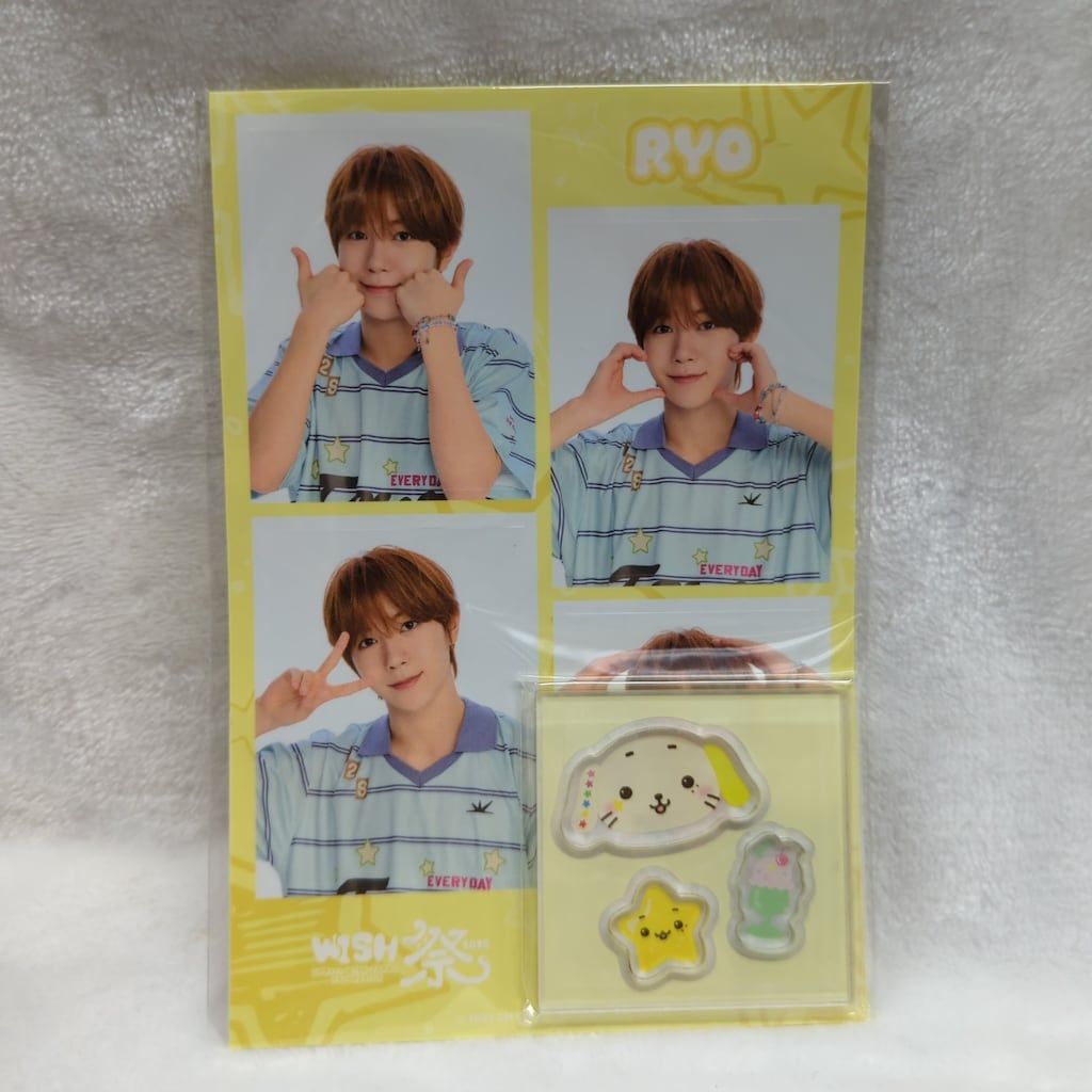 NCTWISH WISH祭 4カットフォト アクリルステッカーセット ユウシ ユウシ WISH祭 NCT WISH 4カットフォト アクリルステッカー