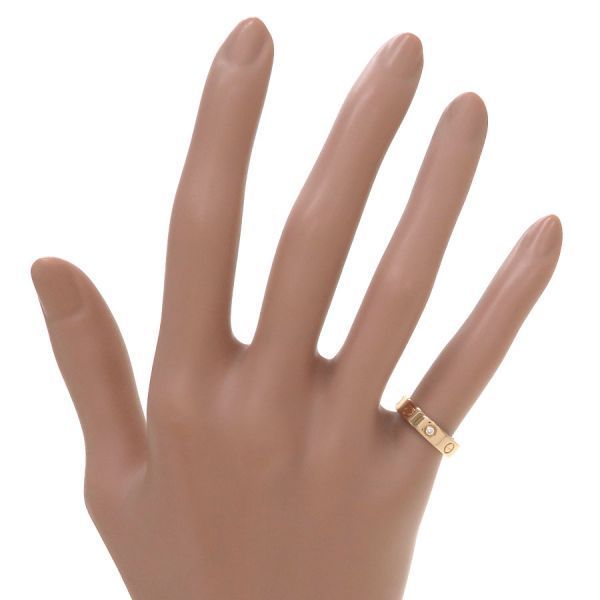 カルティエ ミニラブリング/1Pダイヤ#46(日本サイズ6号近辺) 【無料  