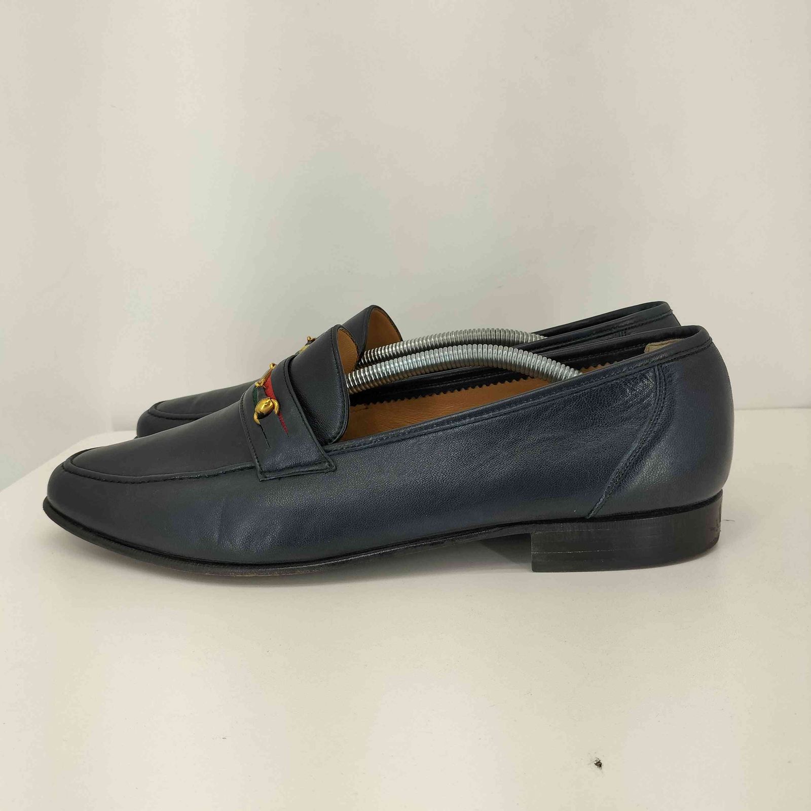 超美品！Bally スイス製 コバルトブルー ビットローファー ２４相当 - メルカリ