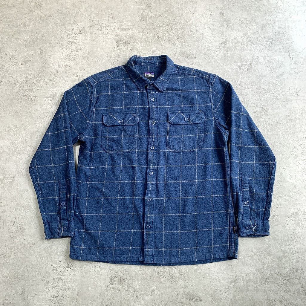 2017年製 patagonia Fjord Flannel 【blue】 パタゴニア