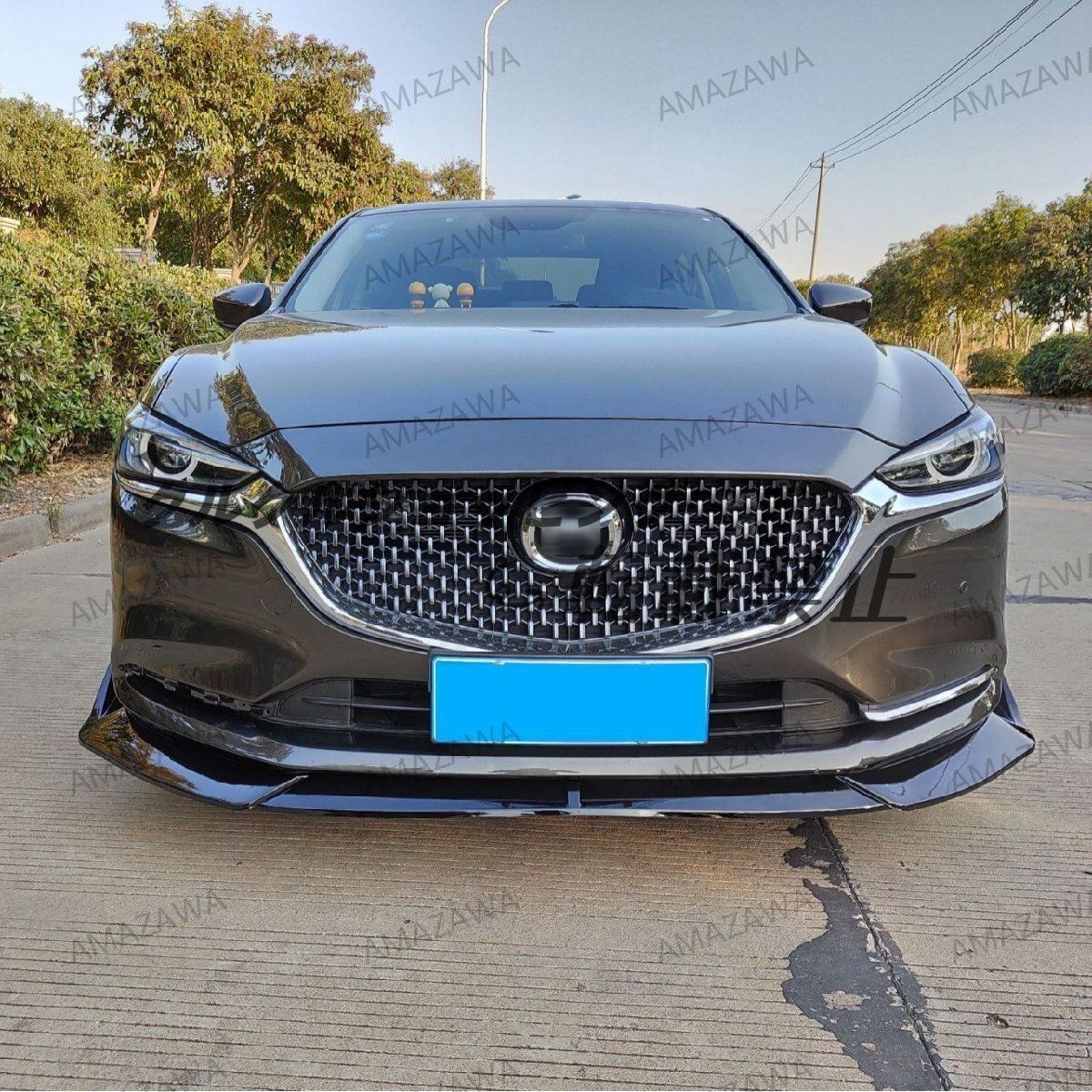 マツダ アテンザ MAZDA6 GJ系 20系 フロントリップスポイラー 前期後期対応 PP素材 ドレスアップ 外装 エアロパーツ