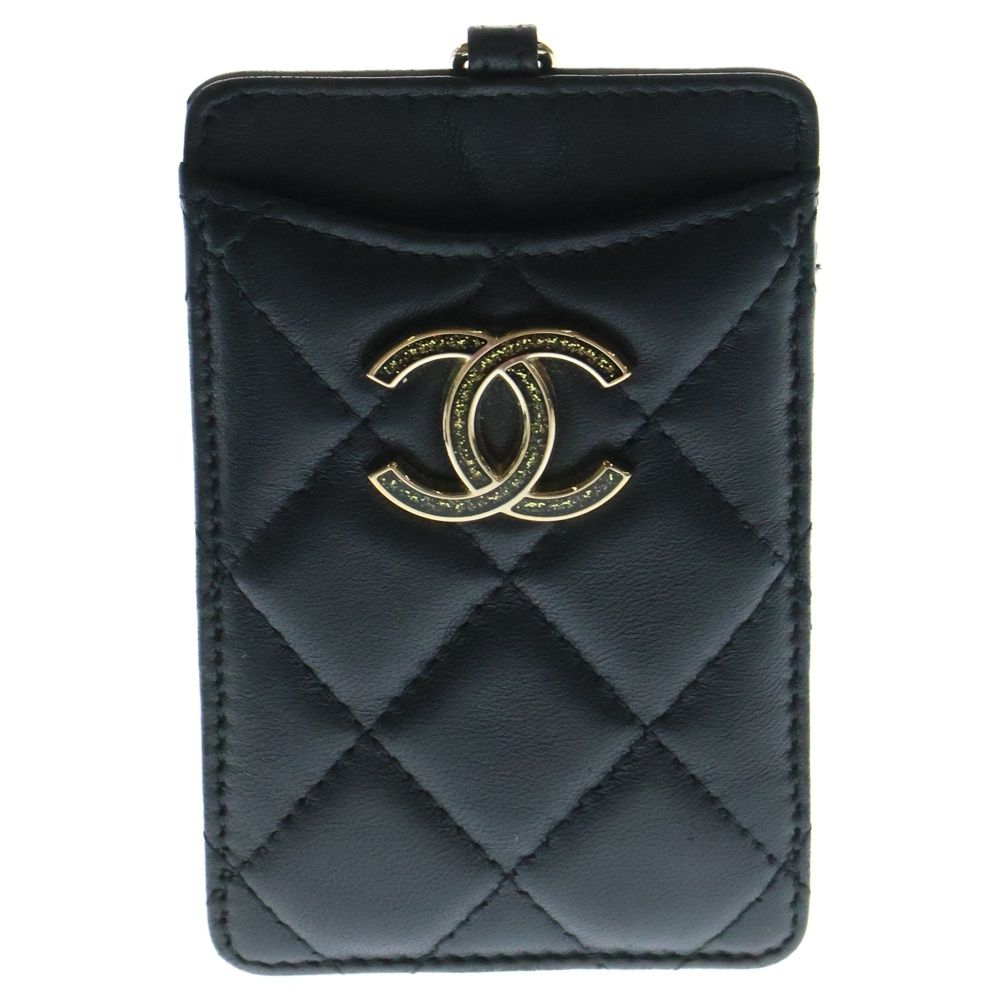 CHANEL (シャネル) ココマーク マトラッセ ラムスキンチェーン