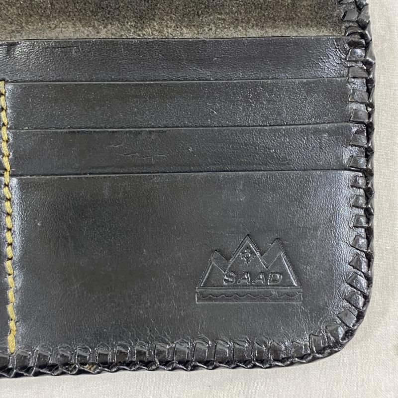 SAAD 長財布 Surd SAAD サード カービング ロングウォレット 長財布 ブラック