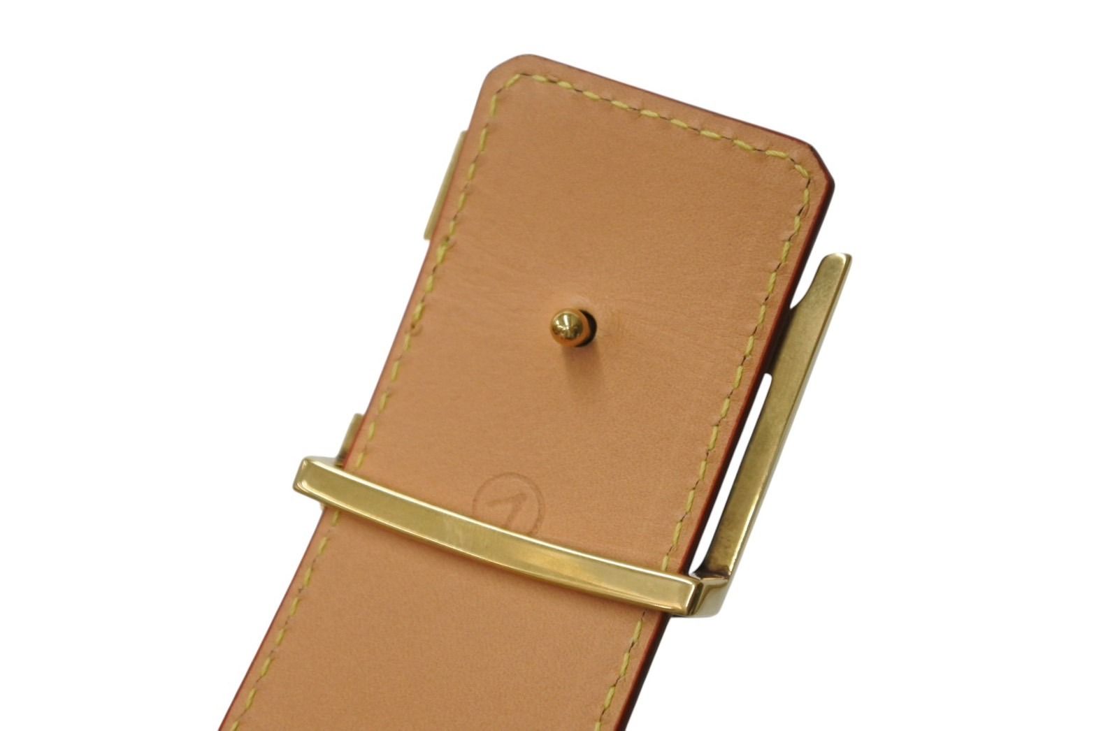 新品同様 LOUIS VUITTON ルイヴィトン ベルト LV イニシャル 40MM  