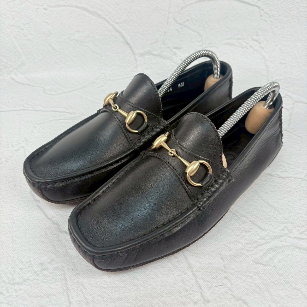 【GUCCI】グッチ オパンケ製法 ビットローファー ドライビングシューズ 7M 良品】GUCCI グッチ オパンカーファー ドライビングシューズ 黒