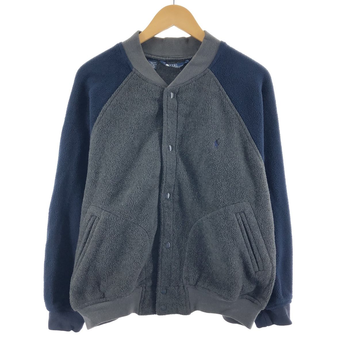 90s 美品 polo ralph lauren USA製 フリーススタジャン 古着 90年代 ラルフローレン Ralph Lauren POLO by Ralph Lauren