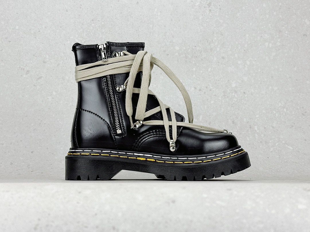 Rick Owens x Dr.Martens したレースアップブーツ - メルカリ