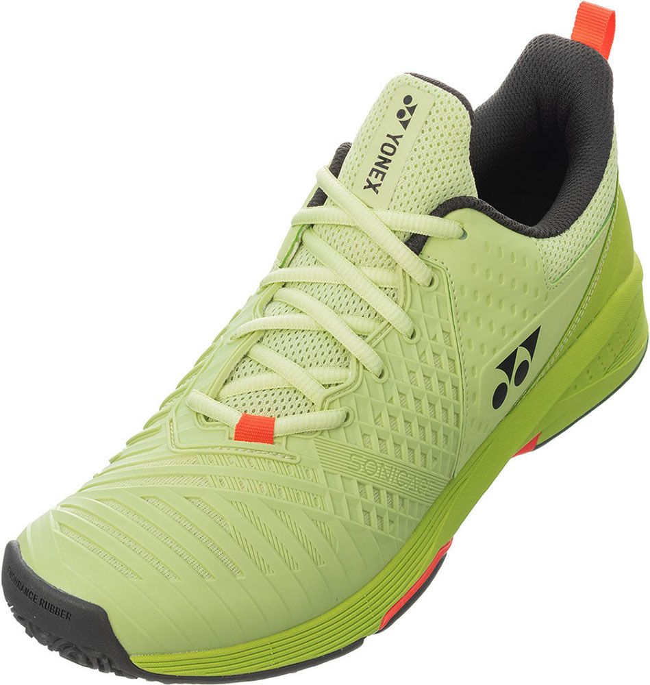 ヨネックス YONEX テニス パワークッション ソニケージ 3 メン GC クレー・砂入り人工芝コート用 シューズ クレーコート オムニコート ローカット 3E 靴 スニーカー メンズ 男性  SHTS3MGC 644 サニーライム 26.0