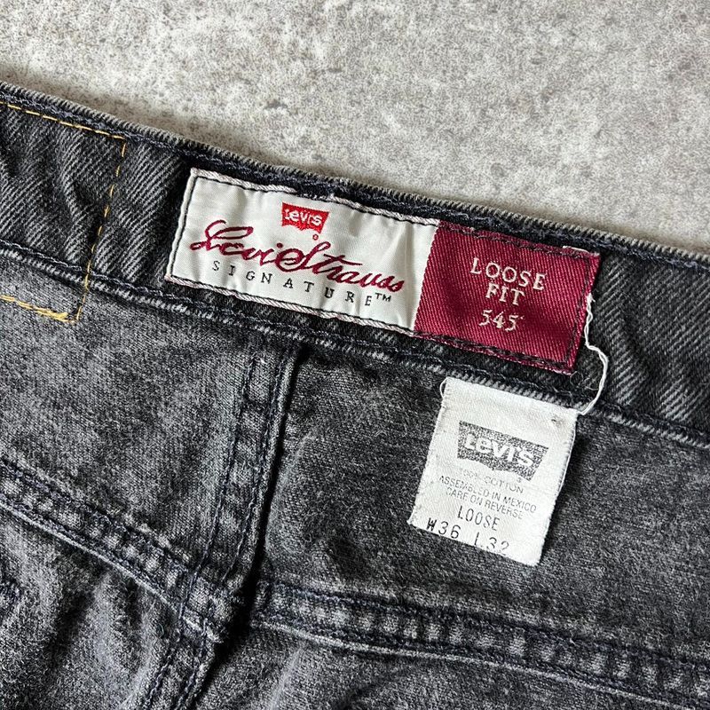 90s Levis 545 ブラック デニム パンツ 36 32 / 90年代 リーバイス 