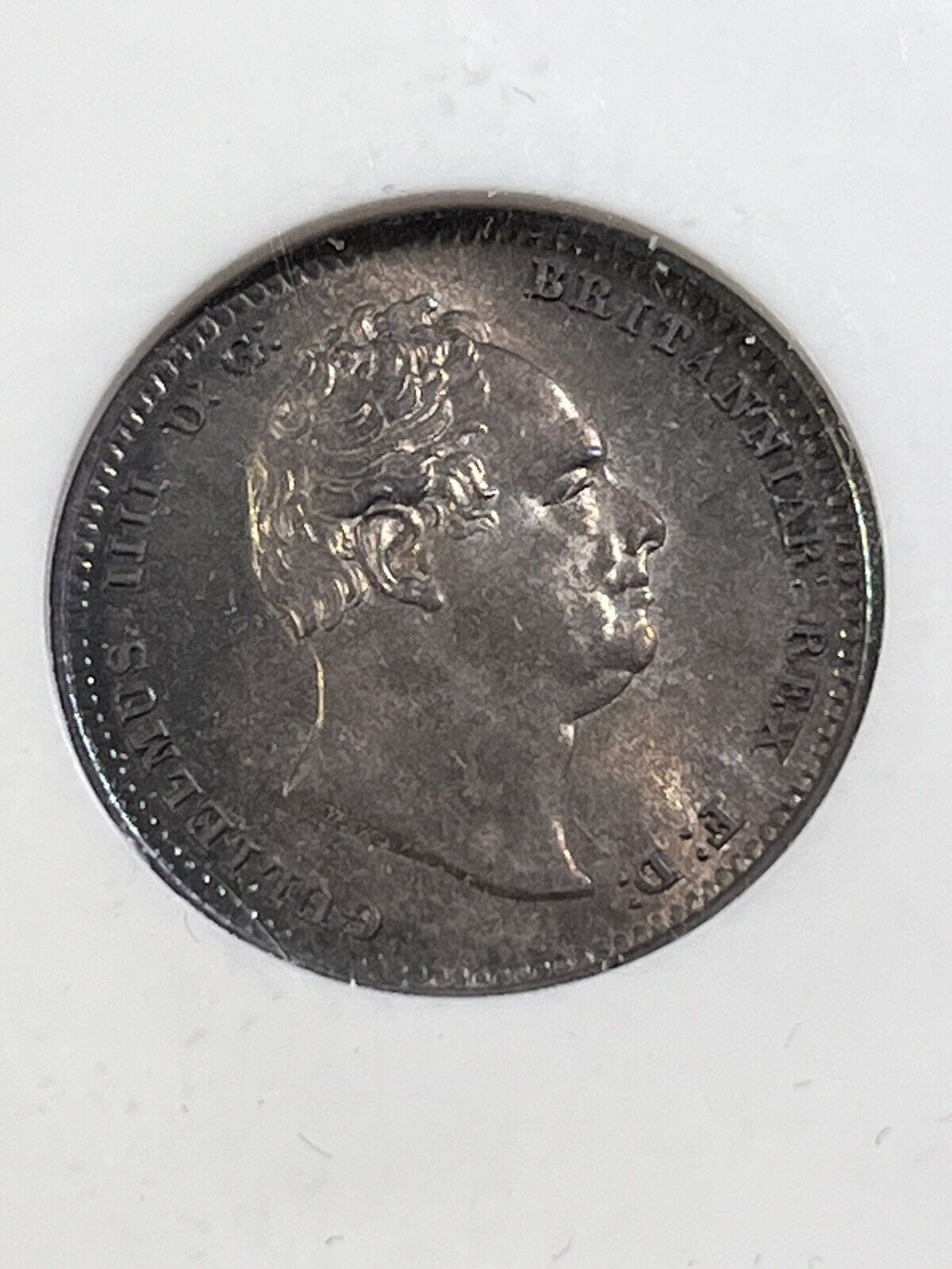 1836 Great Britain 1 Shilling Silver Coin Graded MS 64 by NGC