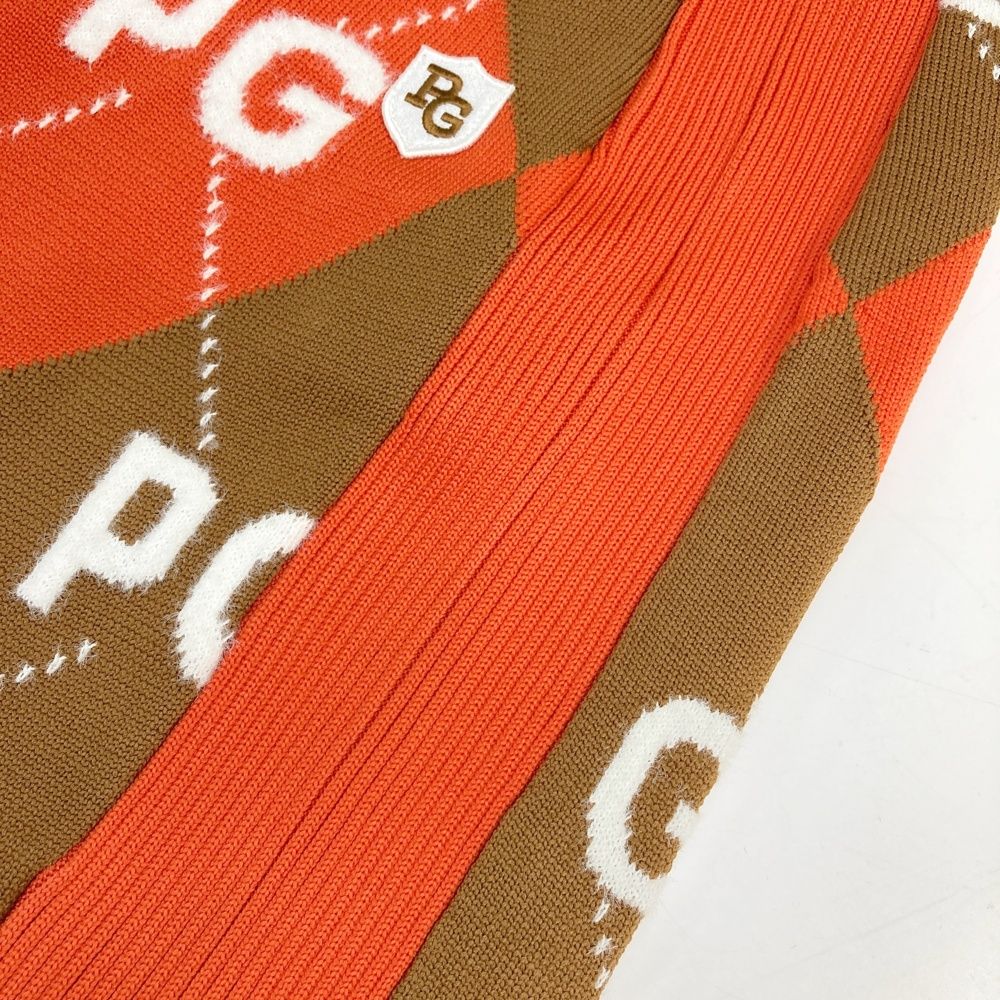 パーリーゲイツ】フルジップセーター オレンジ 5サイズ ウェア