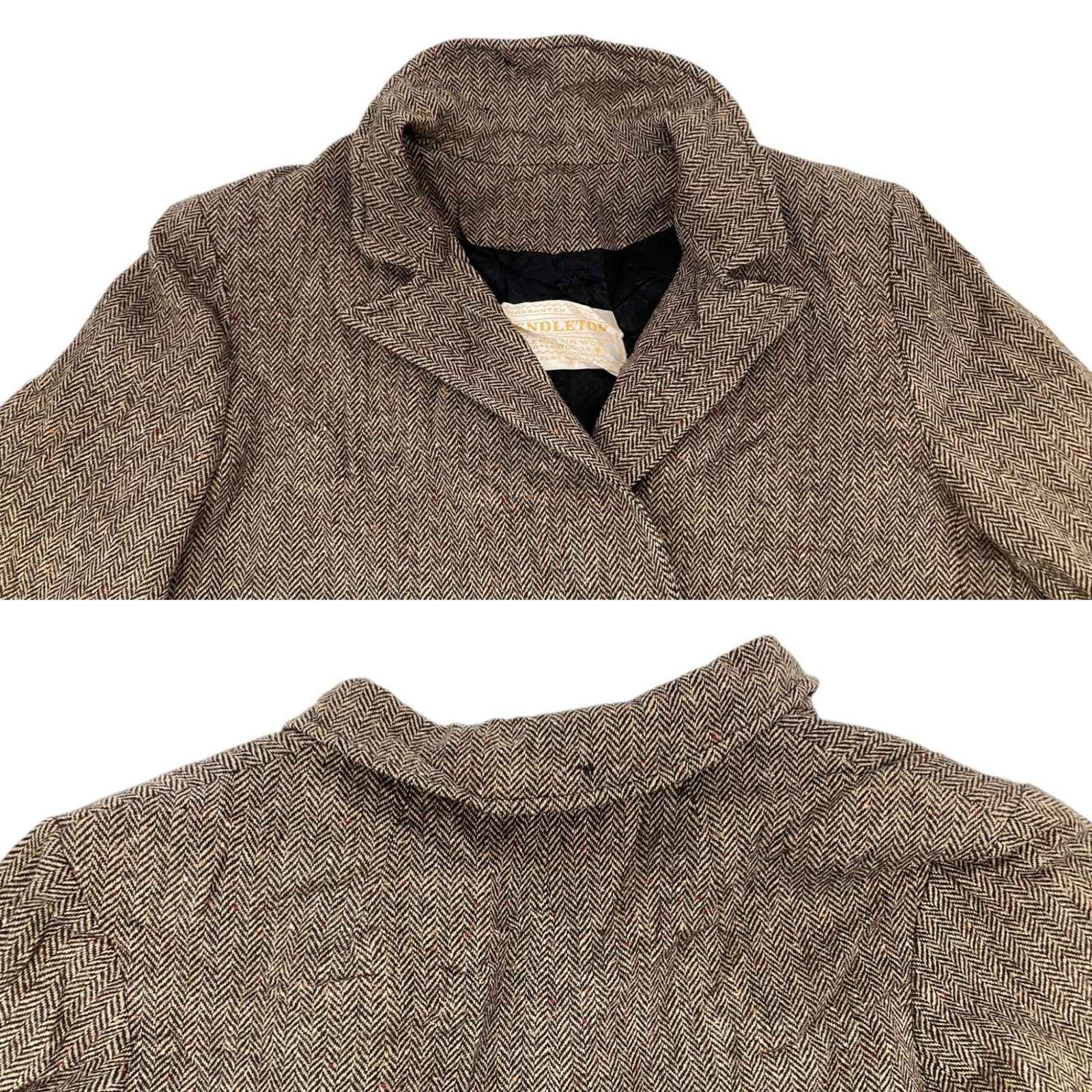 PENDLETON (ペンドルトン) 古着 USA製 VIRGIN WOOL ヘリンボーン