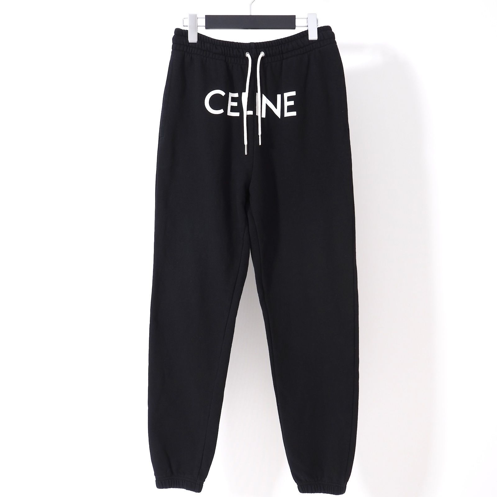美品 セリーヌ CELINE ロゴプリント ジョガーパンツ スウェットパンツ