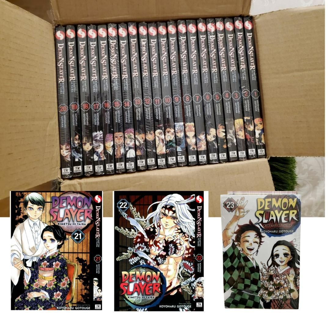 鬼滅の刃 漫画 1巻～23巻 フルセット 英語コミック - メルカリ