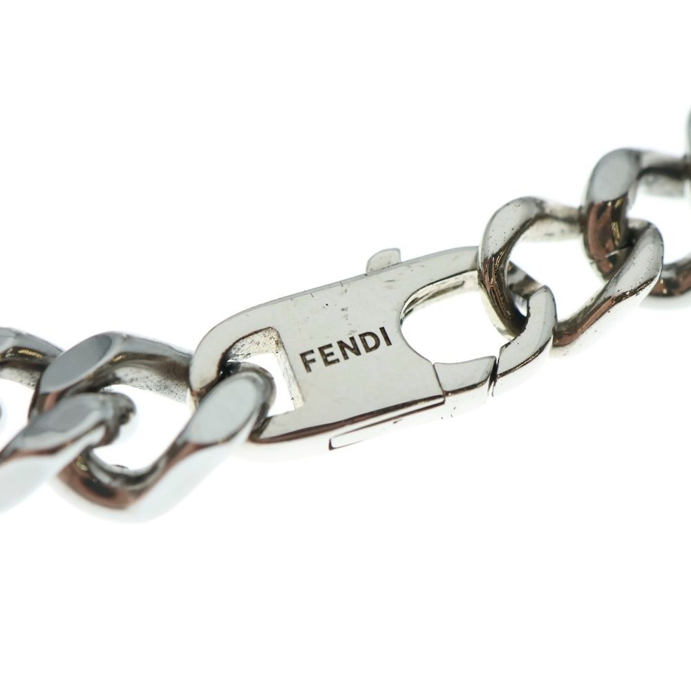 FENDI フェンディ バゲット FFロゴチェーンブレスレット OB3024 シルバー WWW_SHINETEETH_COM
