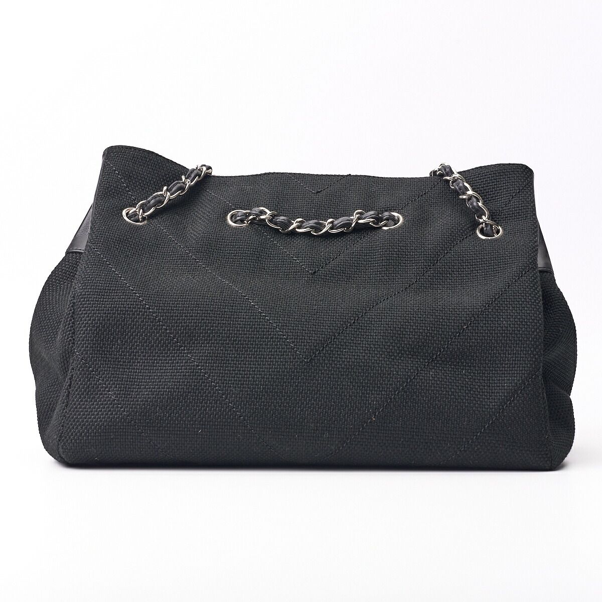 CHANEL シャネル Vステッチ ココチャーム付き チェーンショルダー 