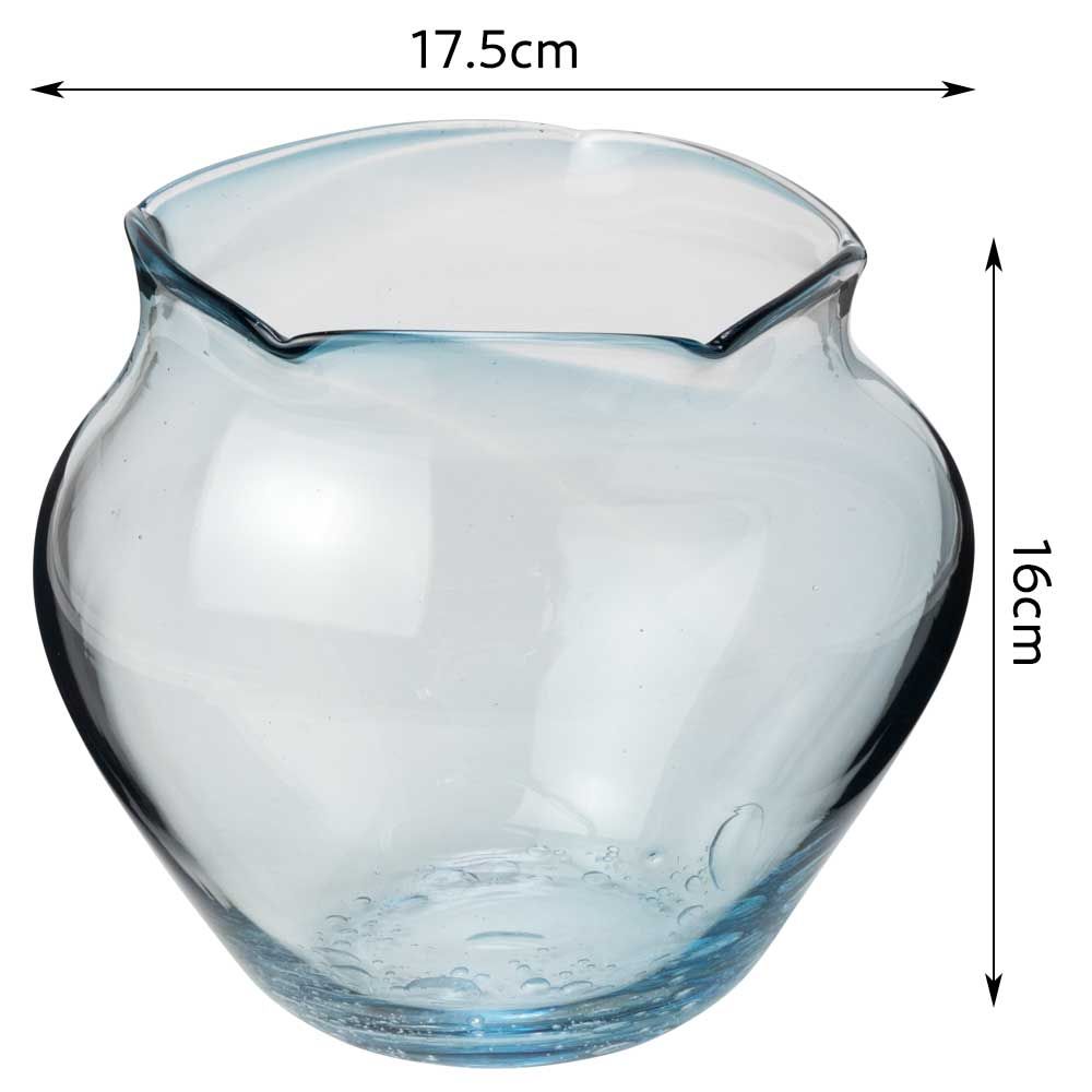 吹きガラスの金魚鉢 大006